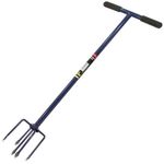 3 Foot 4 Prong Garden Twist Claw Cultivator Garden Soil Weed Weeder Remover