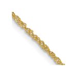 18K 20 in 1.1mm Singapore with Spring Ring Clasp Chain