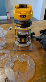 DEWALT DCW604NT 18V CORDLESS 1/4" COLLET ROUTER KIT BARE + TStak Case
