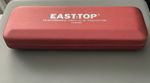 Easttop T2406S Chromatic Harmonica Key of G Silver Metal Chrome Finish w/ Case