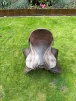GFS Fieldhouse Brown Leather GP Saddle Serial 2144 Equestrian Tack Repair Projec