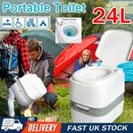 Portable Toilet Porta Potti Large 24L Caravan RV Motorhome Camping Camper Loo