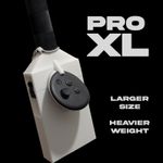 PRO XL VR Cricket Bat for Meta Quest 3s 3 Controller for IB Cricket Enkay WHITE