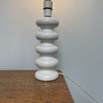 Vintage 1970s Doulton Sheerlite Ceramic Hooped Tall Lamp Base