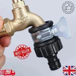 Universal Tap Connector To Garden Hose Pipe Mixer Kitchen Bath Tap Adapter UK