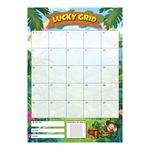 Fundraising Scratch Cards - A5 Lucky Grid Charity Game 25/50/100 Squares