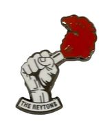 The Reytons ‘ Red Smoke‘ enamel pin badge. Clifton Park, HWHWHWFG, Rotherham