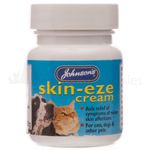 Johnsons Skin Eze Cream for Dogs Cats Birds Pets 50g