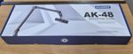 AOKEO AK-48 MICROPHONE STAND. BOOM ARM AND DOUBLE BRACE DESIGN - Brand New