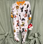 Peanuts Snoopy Woodstock Halloween Footed Zip Sleeper One Piece 3-6 Months