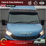 Sun Visor Front Solid Black High Impact Acrylic For Iveco Daily 2002-24