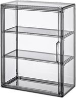 3-Tier Acrylic Display Case Storage Box Wall Mount For Collectible Action Figure