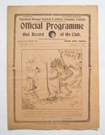 TOTTENHAM HOTSPUR v SUNDERLAND 1923/1924 *VG Condition Football Programme*