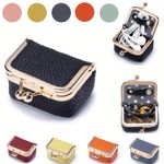 Mini Jewellery Box PU Leather Ring Necklace Earring Storage Coin Purse Travel UK