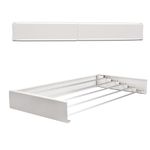 100CM Wall Mounted Airer Towel Drying Rack Extendable Folding Clothes Dryer UK