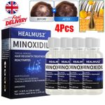 4Pcs Minoxidil 5% Extra Strength Men Hair Regrowth Treatment 4 Month Supply 50ML
