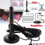 Truck Boat Campervan Gain 96db Digital Freeview Antenna DVB-T TV Aerial Car New
