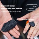 Gym Weight Lifting Grip For Gym Use & Hand Training Elastic Silicone Palm Grips