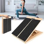 Wooden Slant Board Calf Stretcher Folded for Yoga Workout Calf Incline Board