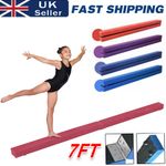 2.1M 7FT Gymnastics Folding Balance Beam for Kids Adult Home Gym Training Bar