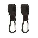 Pack of 2 - Baggy Clips Pram Stroller Hooks Handbag Bag Holder Strong Carabiner