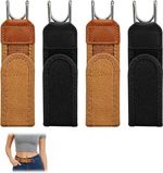 Belt without buckle men women, buckleless belt 4 pieces
