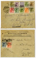 Luxembourg Matched 1920s Pair of Covers to New York