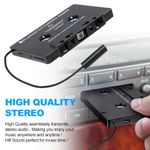 Bluetooth 5.0 Car Audio Stereo Cassette Adapter CD Tape Converter for iphone