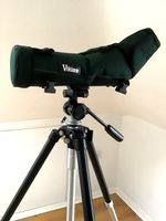 Viking spotting scope +  case  plus tripod;  little used;   great condition!