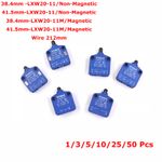 LXW20-11 Button Actuator Micro Push Switch SPDT Momentary Micro Switch Blue NONC