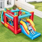5-in-1 Ice Cream Jumping Castle Inflatable Bounce House（Without Blower）