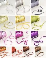 6mm Sequin Trim Single Row Non Stretch - Dance Sewing Craft Costume