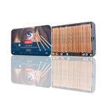 Derwent 2302721 Lightfast Pencils Tin Round,Premium Core Strength,Creamy Texture