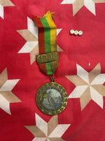 Belgian wood grouse marching medal 1985 with ribbon , rare XI XHOFFRAIX