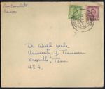 IRAQ-PALESTINE AID 1949 "BASRAH" FROM THE AMERICAN CONSULATE WITH S.G. T337 ON
