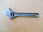 VINTAGE  BAHCO  DAIMLER   4" ADJUSTABLE SPANNER + CHAMPION SPARK PLUG GAP TOOL