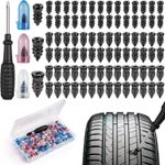85pcs Tyre Puncture Repair Kit Screw In Rubber Nail Car Tire Nail Motorcycle