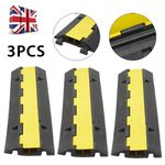 2-Cable Rubber Electrical Wire Cover Protector Ramp Cable Protection Speed Bump