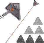 3-in-1 Wall Cleaning Mop with 207cm Extendable Handle, Foldable Ceiling Duster,