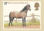 Great Britain Fauna Animals PHQ Card Horses **