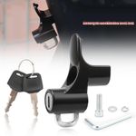 Motorcycle Helmet Lock Helmet Security Lock with 2 Keys,