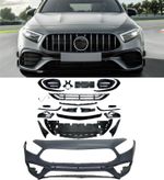 FRONT BUMPER BODY KIT AMG A45 STYLE PRIMED FOR MERCEDES A CLASS W177 18+
