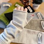 Women Soft Cashmere Fingerless Arm Warm Winter Gloves Hand Long Warmer Mittens