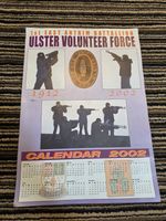 Rare UVF 1st East Antrim Battalion 2002 Calendar Poster Ulster Volunteer Force