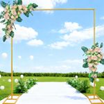3x3m/10x10ft  Wedding Backdrop Stand Pipe Stage Flower Rack Arch Iron Party Door