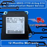  Kia Picanto 95910-1Y110 Airbag ECU No Communication Postal Repair Service