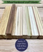 Mixed Hardwood Craft Blanks. Lot B19