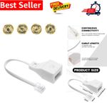 1 PCS RJ11 to BT Socket Adapter,bt digital voice adapter Phone to Ethernet - ...