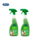 2X JOHNSONS CLEAN SAFE SMALL ANIMAL RABBIT HUTCH CAGE DISINFECTANT CLEANER 500ML