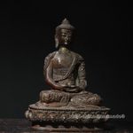 Amitabha Buddha Antique ancient bronze statue Guanyin Sakyamun Dragon blessed